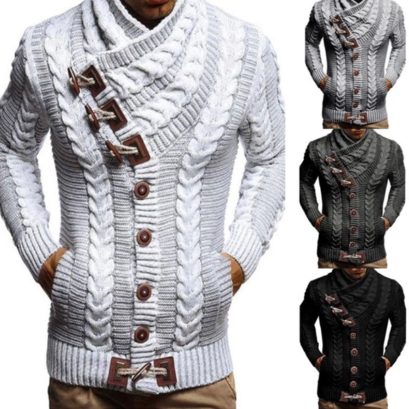 European Men’s Turtle Neck Sweater - Picture 2 of 2